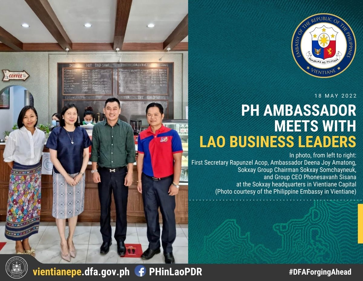 2022 05 18 PH AMBASSADOR MEETS WITH LAO BUSINESS LEADERS